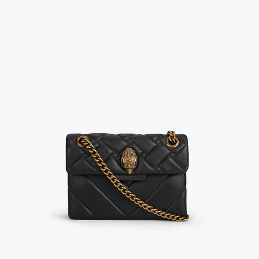 Buy Kurt Geiger Mini Kensington Shoulder Bag In Leather Small - Black Combination in Pakistan