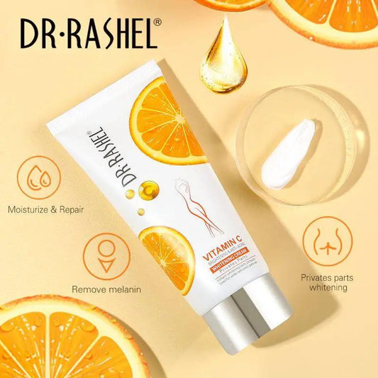 Buy Dr Rashel Vitamin C Brightening & Anti Aging Whitening Cream For Private Body Parts For Girls & Women - 80ml in Pakistan