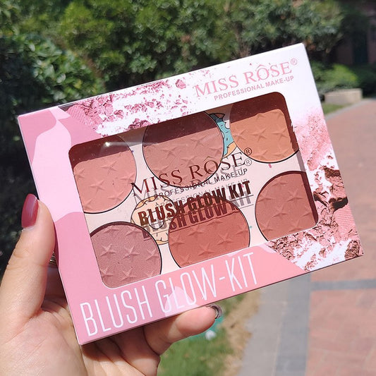 Buy Miss Rose Blush Glow Kit With Free Brush in Pakistan
