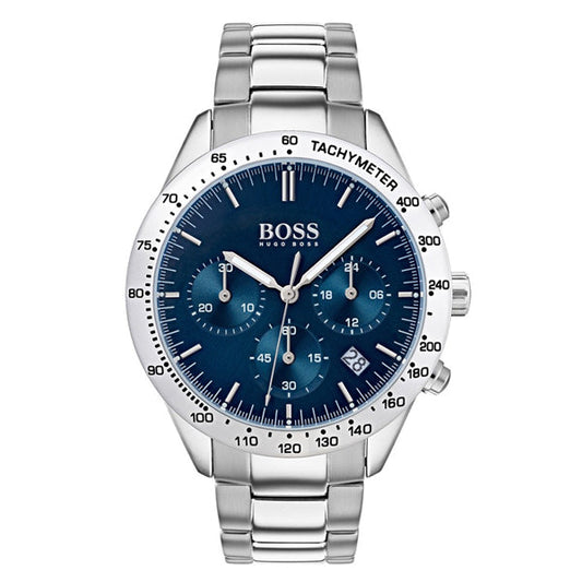 Buy Hugo Boss Mens Chronograph Quartz Talent Stainless Steel Blue Dial 42mm Watch - 1513582 in Pakistan