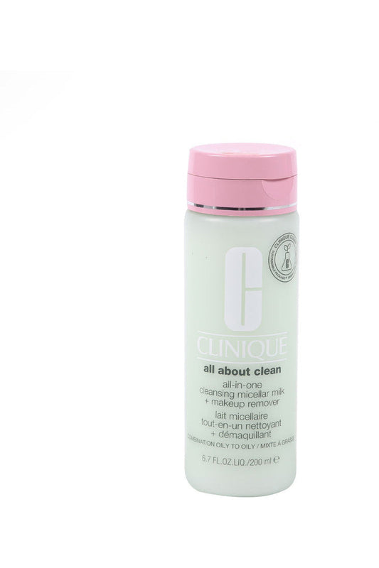 Buy Clinique All About Clean All In One Cleansing Micellar Milk Makeup Remover Combination Oily to Oily - 200ml in Pakistan