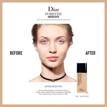 Buy Dior Forever Undercover 24H Wear Full Coverage Fresh Weighless Foundation - 005 in Pakistan