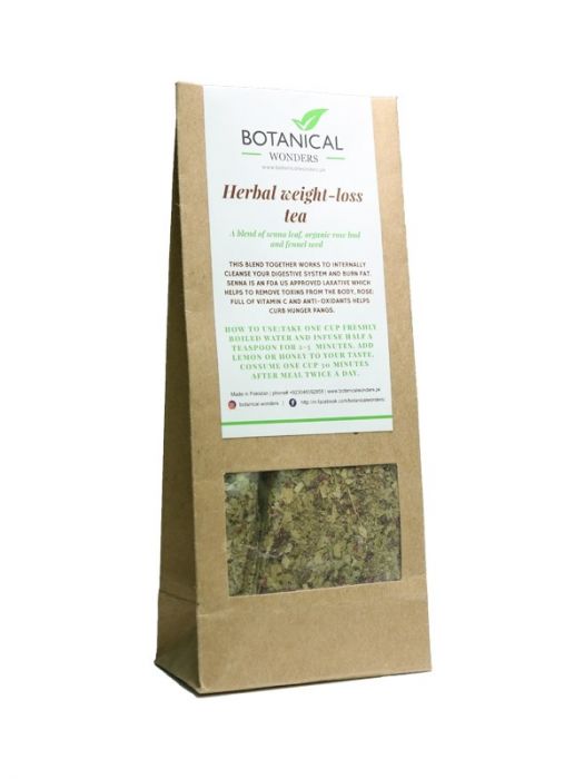 Buy Botanical Wonders Herbal Weightloss Tea - 60g in Pakistan