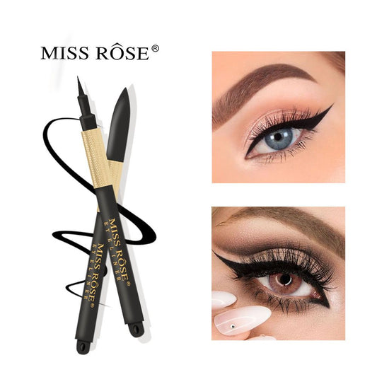 Buy Miss Rose Classic Pure Black Liquid Eyeliner Pen Waterproof Matte in Pakistan