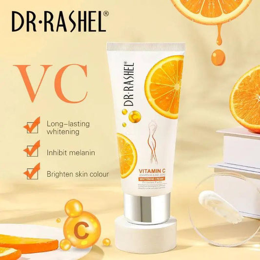 Buy Dr Rashel Vitamin C Brightening & Anti Aging Whitening Cream For Private Body Parts For Girls & Women - 80ml in Pakistan