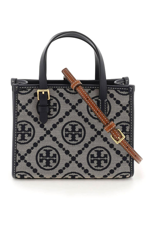 Buy Tory Burch T Monogram Square Tote Small Bag - Tory Navy in Pakistan