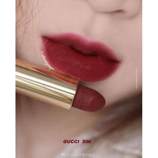 Buy Gucci Rouge A Leveres Mat Lip Colour - 506 Louisa Red in Pakistan