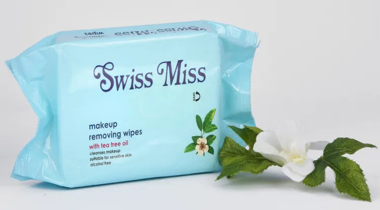 Buy Swiss Miss Makeup Remover Wipes With Tea Tree Oil 60 Pcs in Pakistan