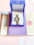 Women Watch Premium Wrist 3 Silver Dial With Gift Set Box