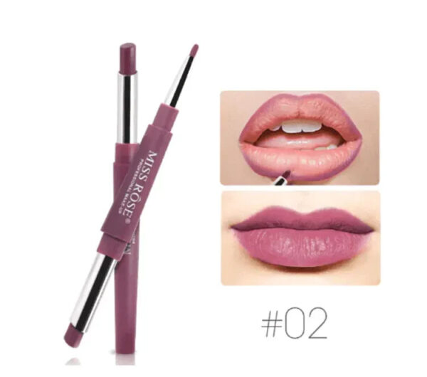 Miss Rose High Pigment 2 In 1 Lip Liner + Lipstick