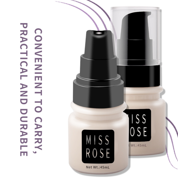 Miss Rose Concealer Liquid Foundation Matte Oil Control Isolation Foundation Cream Moisturizing Sweat Proof And Lasting 45 - Ml