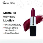 Swiss Miss Lipstick Cherry Berry Matte - 18