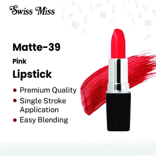 Swiss Miss Lipstick Pink Matte - 39