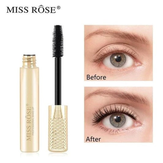 Miss Rose Waterproof Quick Dry Easy To Use Liquid Black Mascara