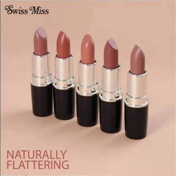 Swiss Miss Nude Color Lipstick Bundle Pack Of 5