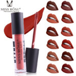 Miss Rose New Set Of 6 Matte Lip Gloss