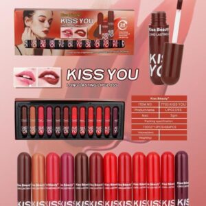 Kiss Beauty Lipgloss Kiss Me Ultra Matte 24 Pcs