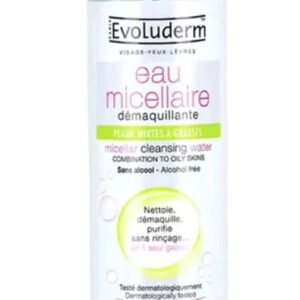 Buy Evoluderm Micellar Cleansing Water Combination to Oily Skins - 250ml in Pakistan