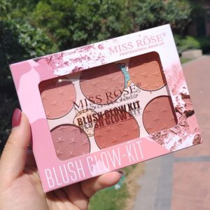 Buy Miss Rose Blush Glow Kit With Free Brush in Pakistan