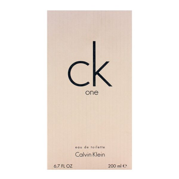 Calvin Klein One EDT for Men - 200ml