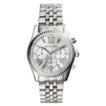 Michael Kors Womens Quartz Stainless Steel Silver Dial 38mm Watch - Mk5555