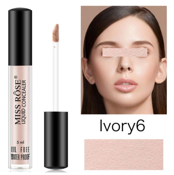 Miss Rose 5 In 1 Exclusive Deal Lipstick Liquid Foundation Concealer Eye Liner Blender