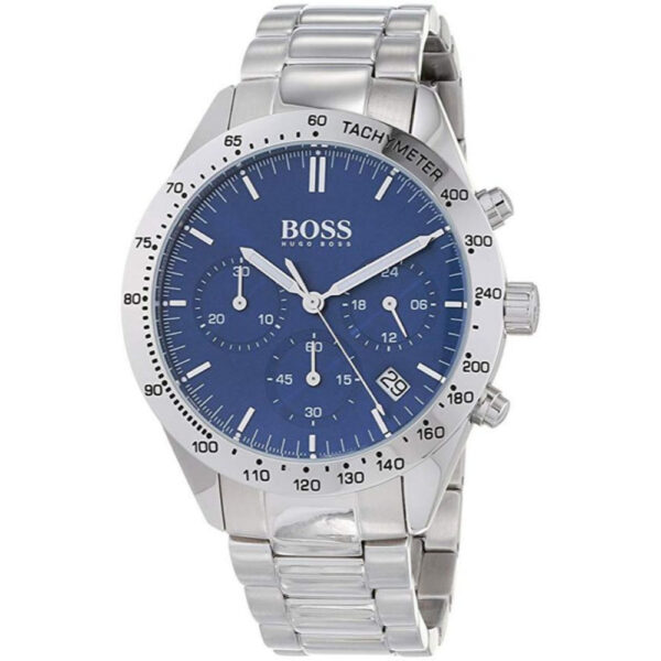 Hugo Boss Mens Chronograph Quartz Talent Stainless Steel Blue Dial 42mm Watch - 1513582