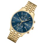 Hugo Boss Mens Chronograph Stainless Steel Blue Dial 42mm Watch - 1513841