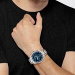 Hugo Boss Mens Chronograph Quartz Talent Stainless Steel Blue Dial 42mm Watch - 1513582