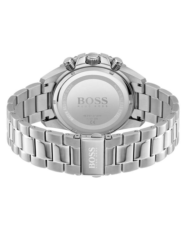 Hugo Boss Mens Quartz Silver Stainless Steel Blue Dial 46mm Watch - 1513907