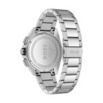 Hugo Boss Volane Silver Steel Black Dial Men's Chrono Watch - 1513949