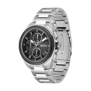 Buy Hugo Boss Volane Silver Steel Black Dial Men's Chrono Watch - 1513949 in Pakistan