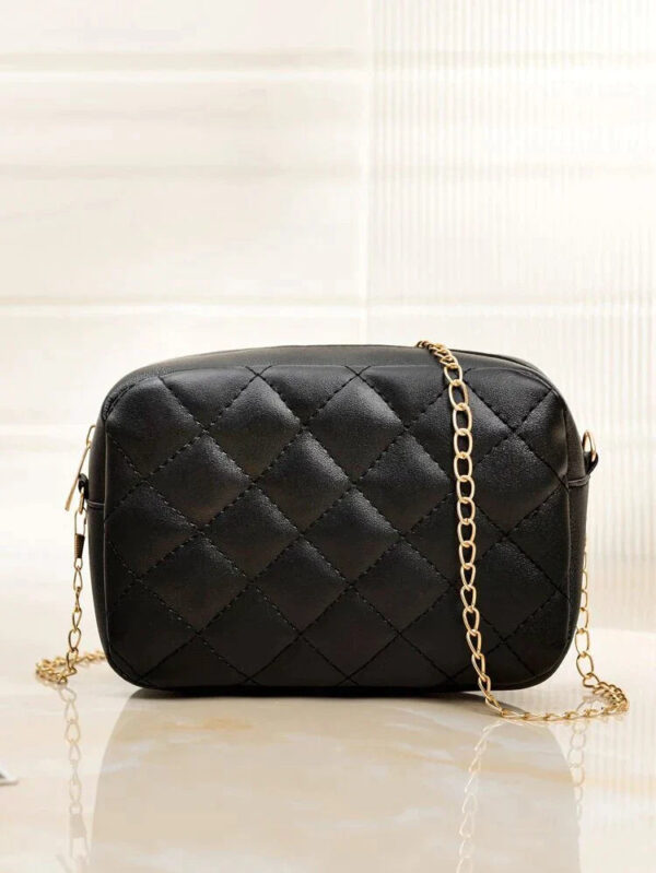 Urban Chic Crossbody Bag - Black