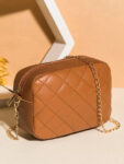 Urban Chic Crossbody Bag - Brown