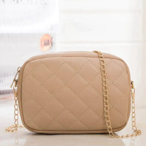 Urban Chic Crossbody Bag - Beige