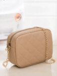 Urban Chic Crossbody Bag - Beige