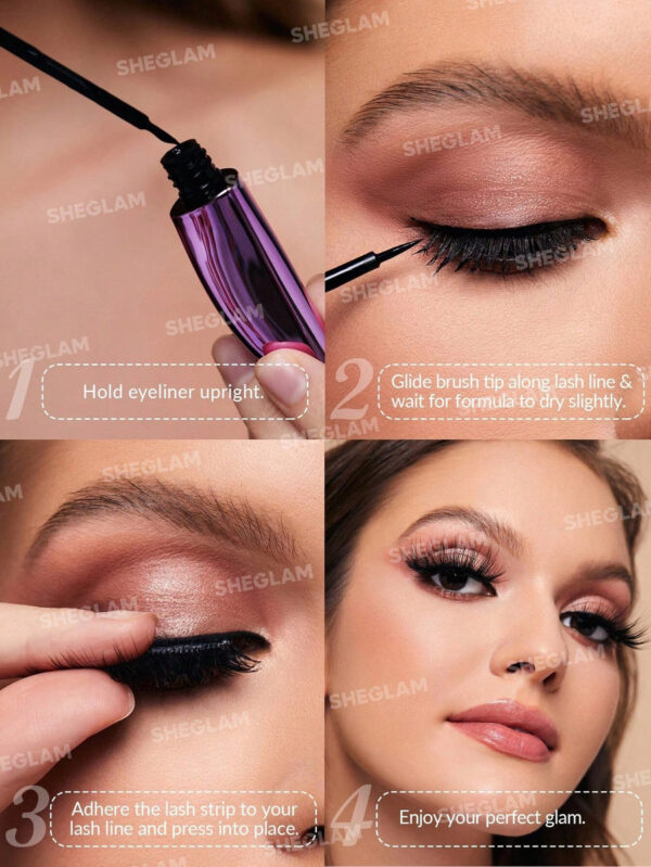 Sheglam All Eyes On You Lash & Glue Liner Set - Black