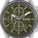 Hugo Boss Volane Chronograph Watch with Green Dial Mens Watch - 1513951