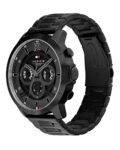 Tommy Hilfiger Luce Black Stainless Steel Black Dial Chronograph Quartz Watch for Gents 1710494