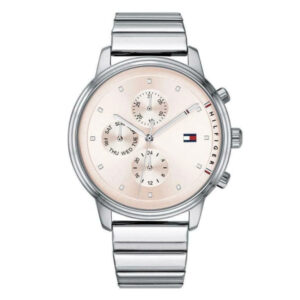 Tommy Hilfiger Quartz Stainless Steel Pink Dial 38mm Watch for Women - 1781904