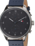 Tommy Hilfiger Quartz Leather Strap Grey Dial 44mm Watch for Men - 1791578