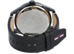 Tommy Hilfiger Quartz Leather Strap Black Dial 44mm Watch for Men - 1791638