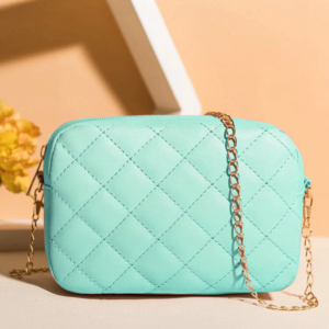 Urban Chic Crossbody Bag - Cyan