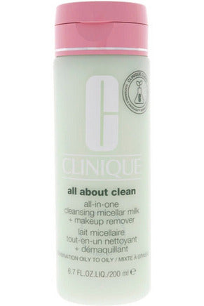 Clinique All About Clean All In One Cleansing Micellar Milk Makeup Remover Combination Oily to Oily - 200ml