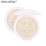 Miss Rose Highlighter Bright Facial Palette 4 colors High Gloss Face Makeup Natural Powder Highlight Facial Contours