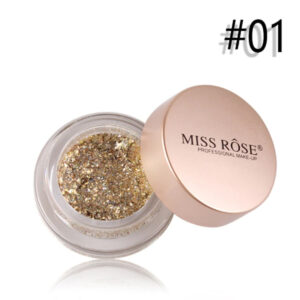 Buy Miss Rose Glitter Metallic Shimmer Pearl Colorful Glitter Highlighter Cream in Pakistan