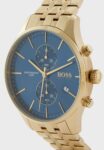 Hugo Boss Mens Chronograph Stainless Steel Blue Dial 42mm Watch - 1513841