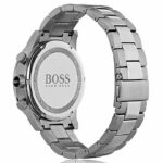 Hugo Boss Mens Chronograph Quartz Rafale Silver Stainless Steel Blue Dial 43mm Watch - 1513510