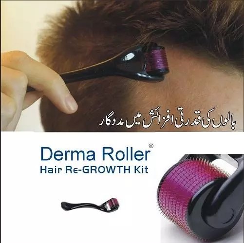 Derma Roller System For Hair And Skin - 540 Micro Needles