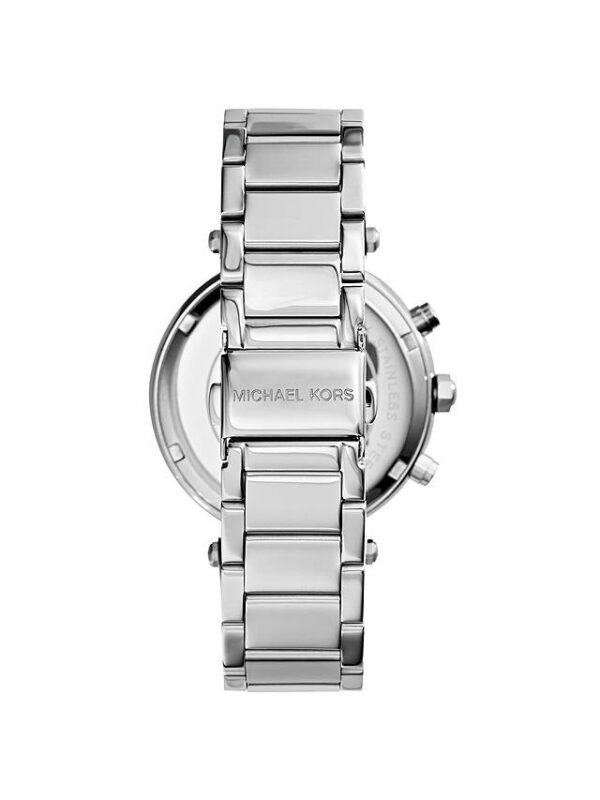 Michael Kors Womens Quartz Stainless Steel Silver Dial 39mm Watch - Mk5353